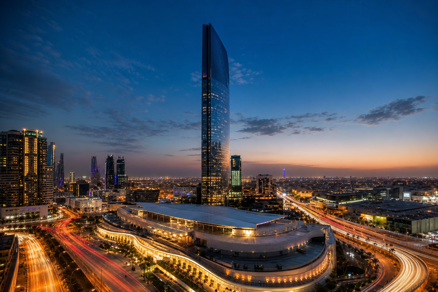 حركة المدينة بعد الغروب